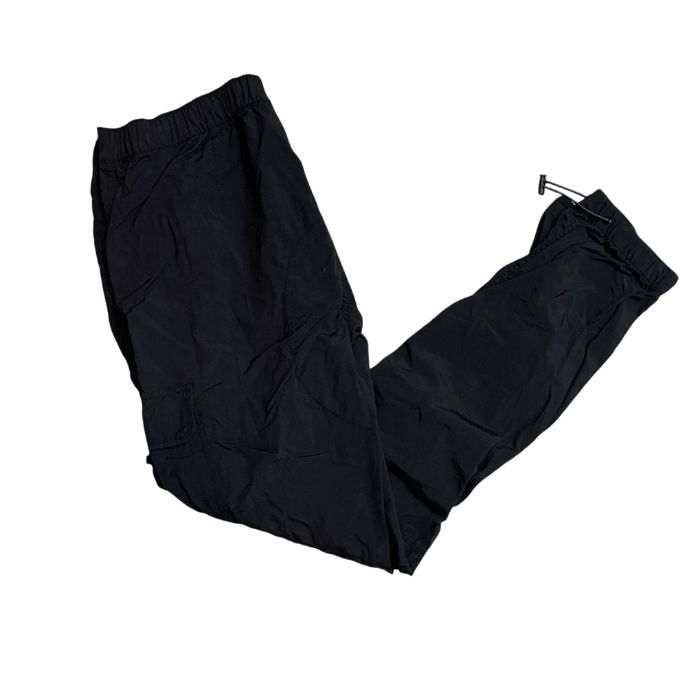 LCKR Medium Black Joggers 100% Nylon‎ Pockets Elastic Waist Pull On Men's Pants